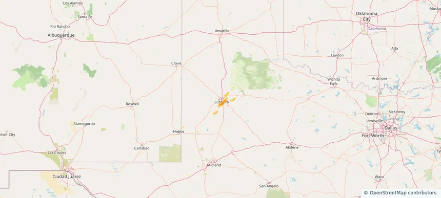 Lubbock, TX — April 27, 2025 — regional hail footprint preview